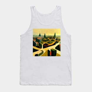 Eco friendly futuristic city Tank Top